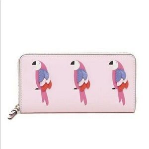 NWT ♠️ KATE SPADE ♠️ Flock Party Large Continental Wallet